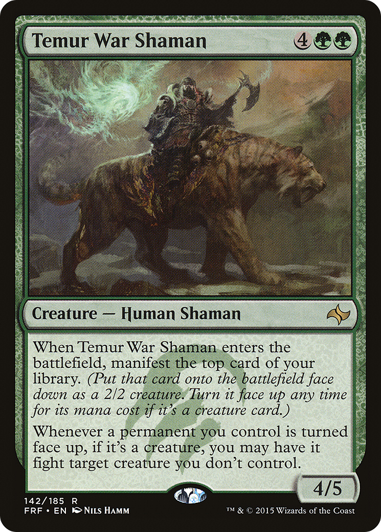 Temur War Shaman (142) Foil - Fate Reforged