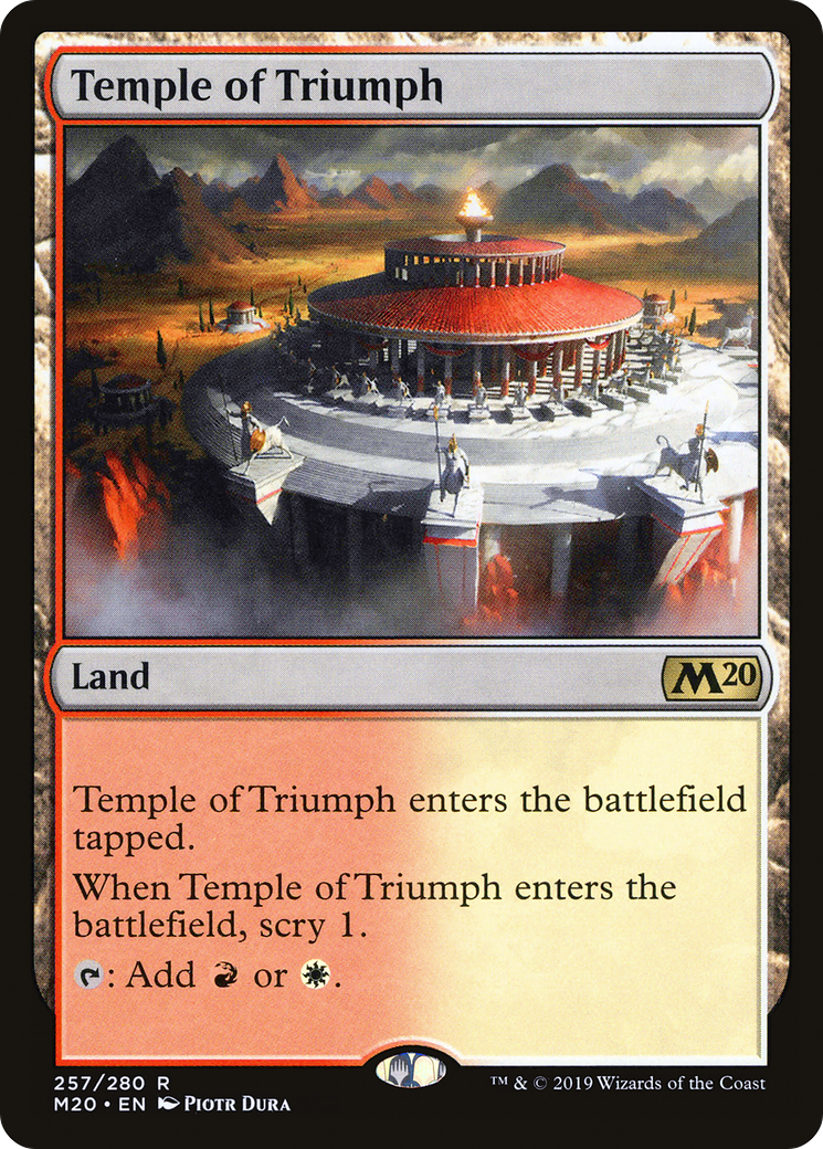 Temple of Triumph (257) Foil - Core Set 2020
