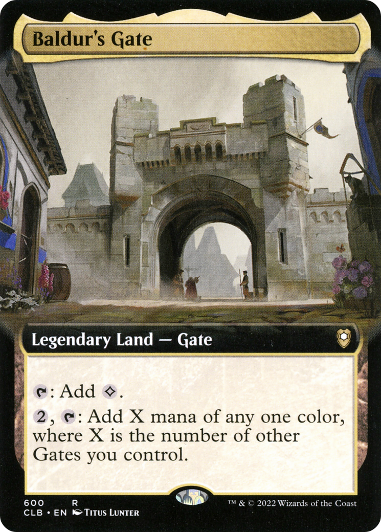 Baldur's Gate (Extended Art) (600) Foil - Commander Legends: Battle for Baldur's Gate