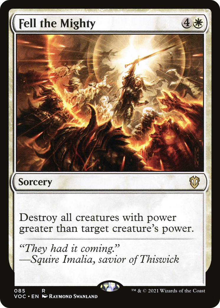 Fell the Mighty (085) - Crimson Vow Commander