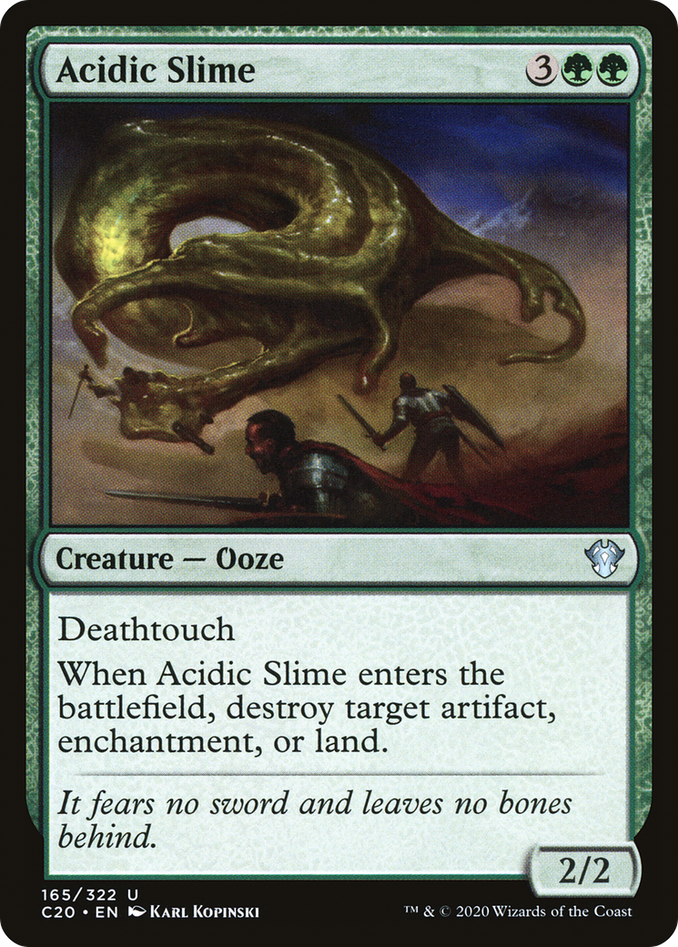 Acidic Slime (165) - Commander 2020