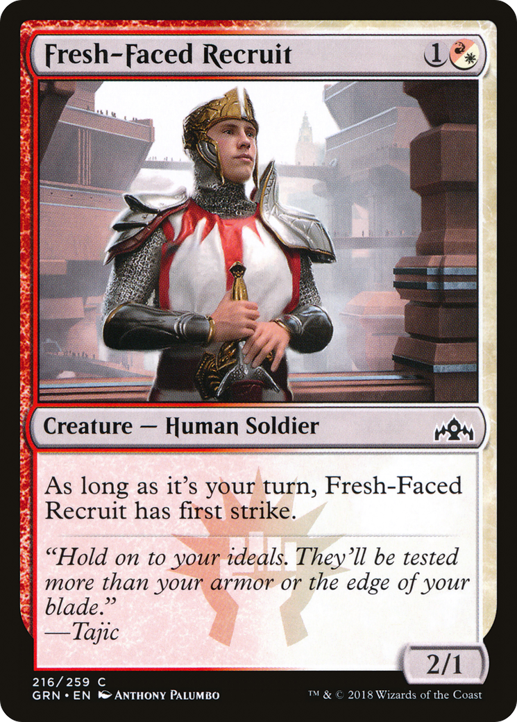 Fresh-Faced Recruit (216) Foil - Guilds of Ravnica
