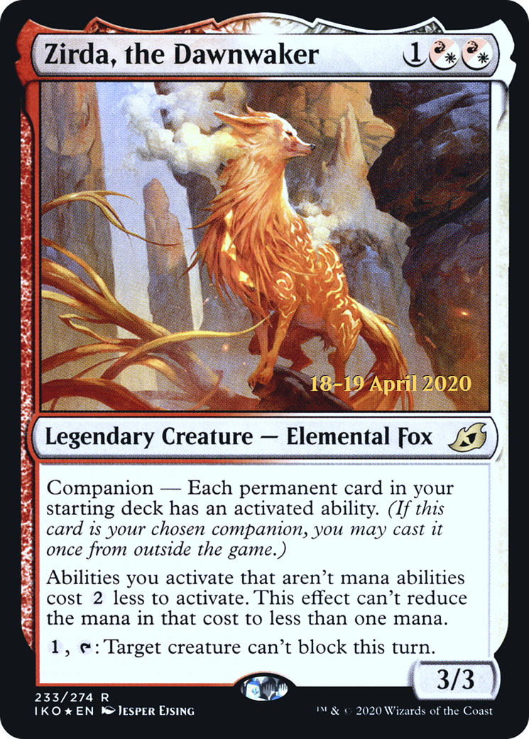 Zirda, the Dawnwaker (233) Foil - Ikoria: Lair of Behemoths Promos