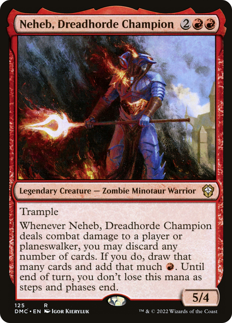 Neheb, Dreadhorde Champion (125) - Dominaria United Commander