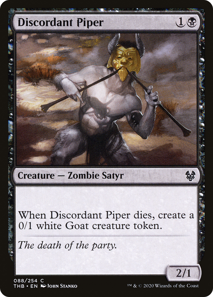 Discordant Piper (088) Foil - Theros Beyond Death