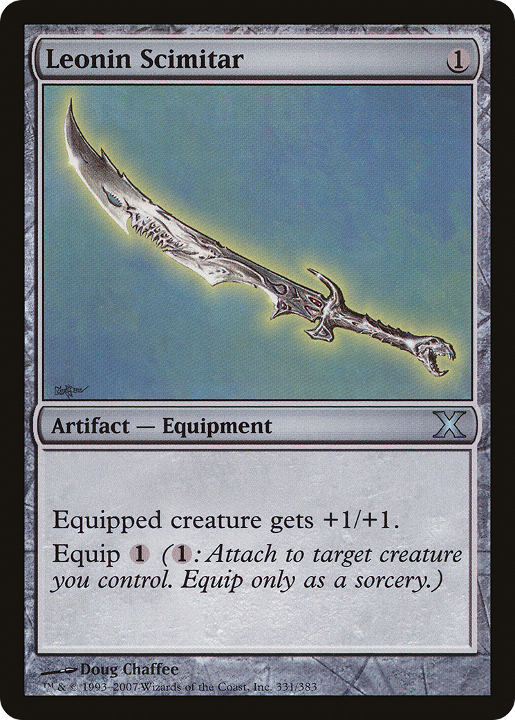 Leonin Scimitar (331) - Tenth Edition