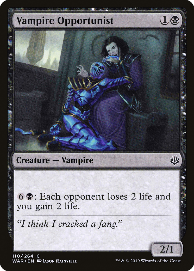 Vampire Opportunist (110) Foil - War of the Spark