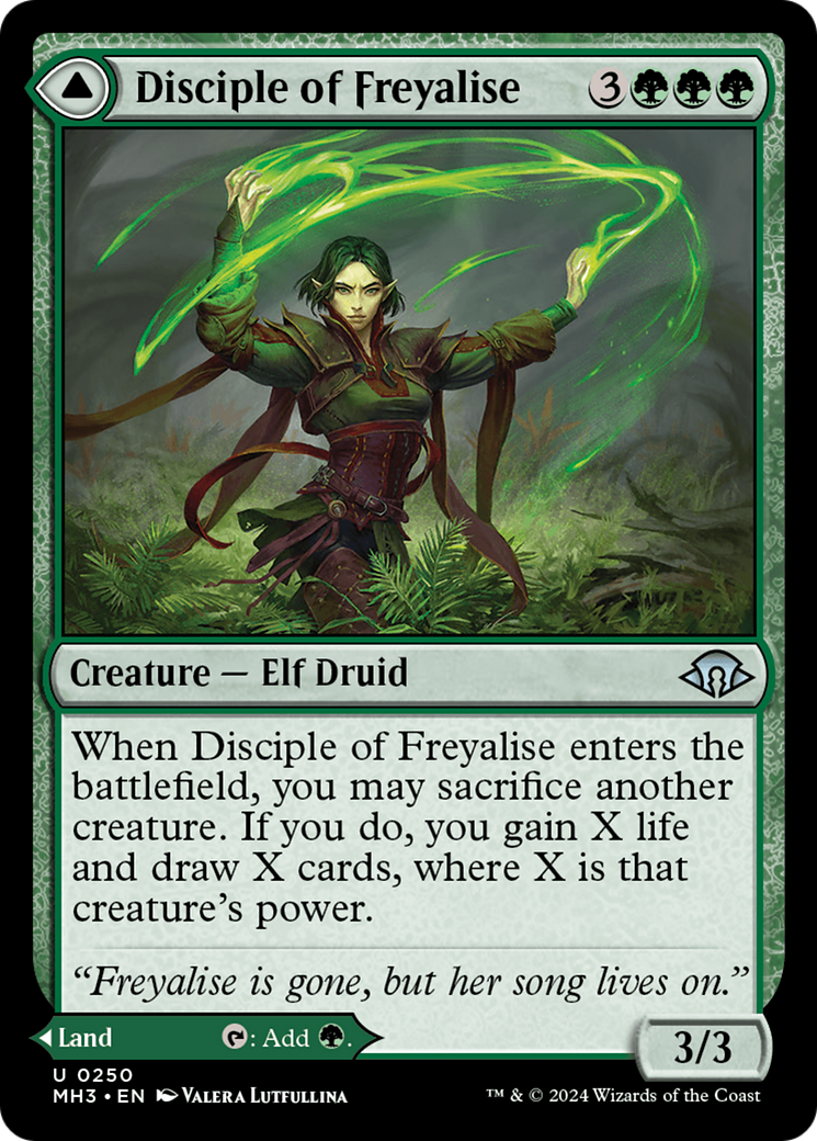 Disciple of Freyalise // Garden of Freyalise (250)