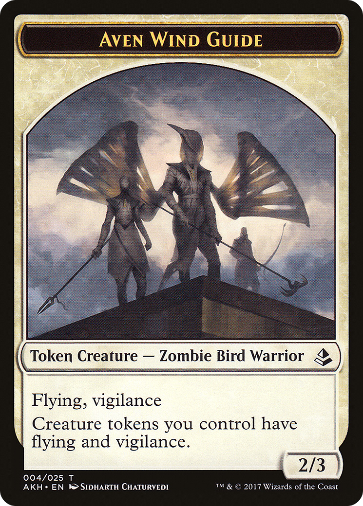 Aven Wind Guide (004) - Amonkhet Tokens