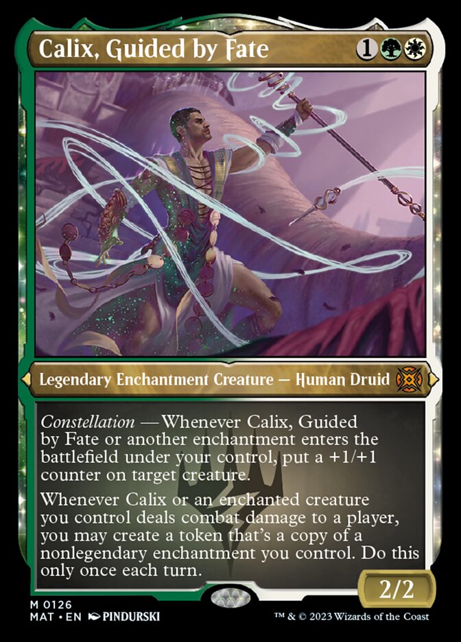 Calix, Guided by Fate (126) Foil - March of the Machine: The Aftermath