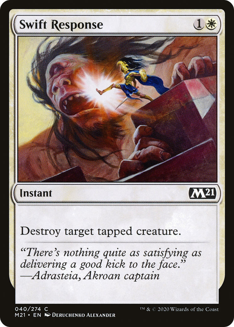 Swift Response (040) Foil - Core Set 2021
