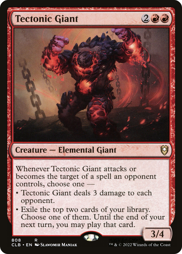 Tectonic Giant (808) - Commander Legends: Battle for Baldur's Gate