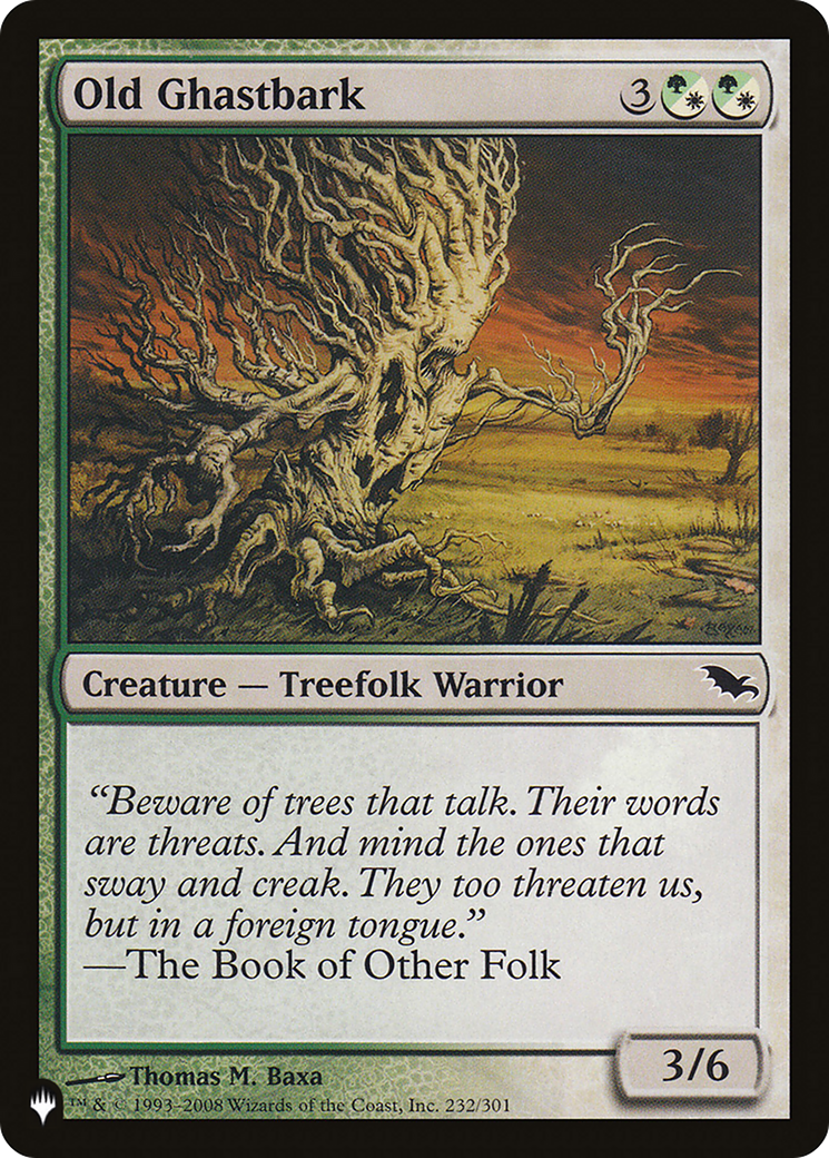 Old Ghastbark (232/301) - The List