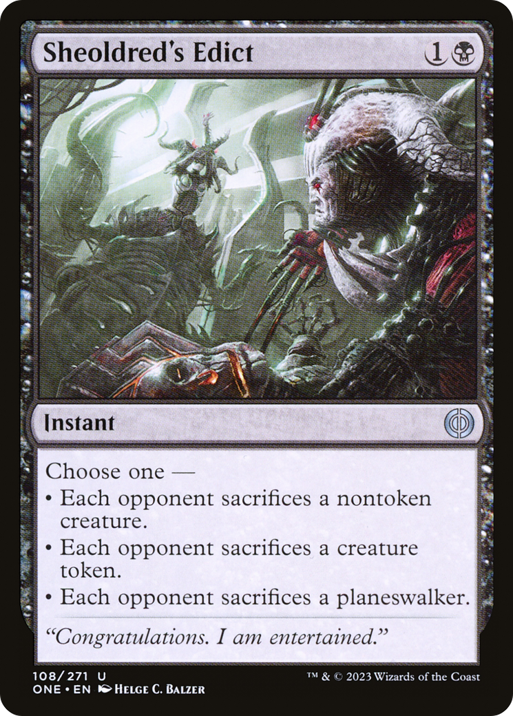 Sheoldred's Edict (108) - Phyrexia: All Will Be One