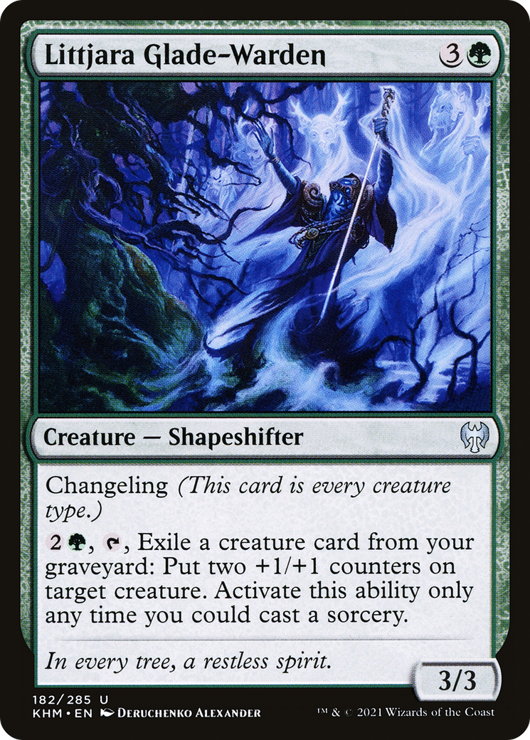 Littjara Glade-Warden (182) Foil - Kaldheim