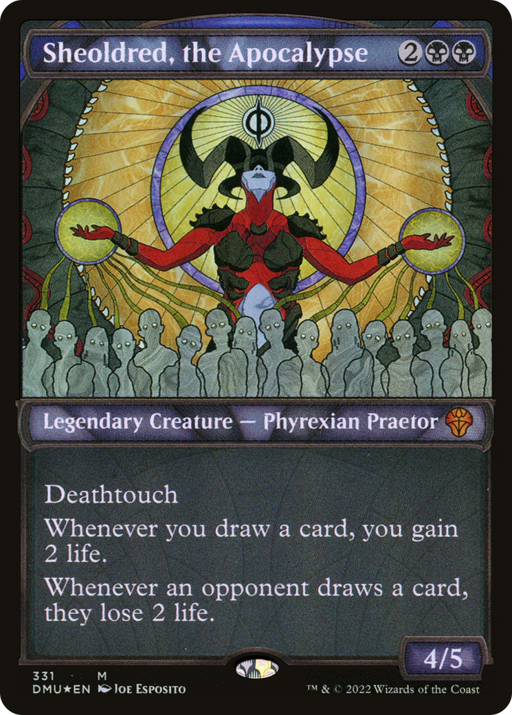 Sheoldred, the Apocalypse (Textured Foil) (Showcase) (331) Foil - Dominaria United