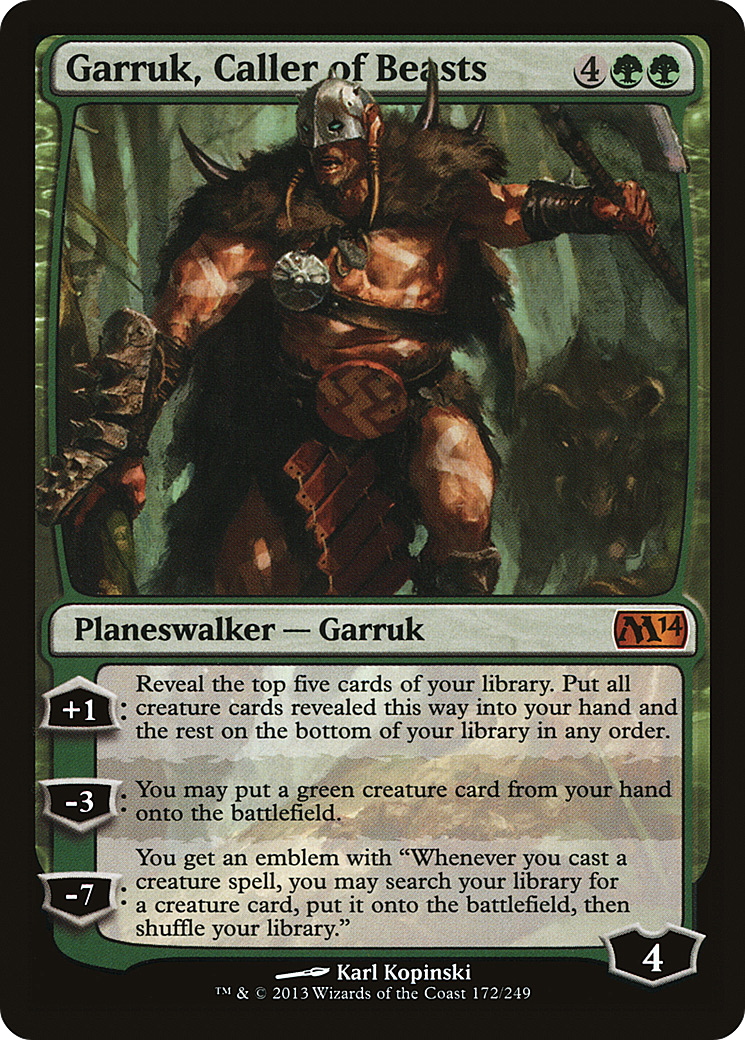 Garruk, Caller of Beasts (172) - Magic 2014