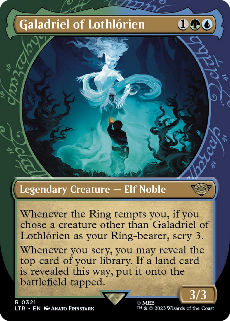 Galadriel of Lothlórien (Showcase) (321) Foil - The Lord of the Rings: Tales of Middle-earth