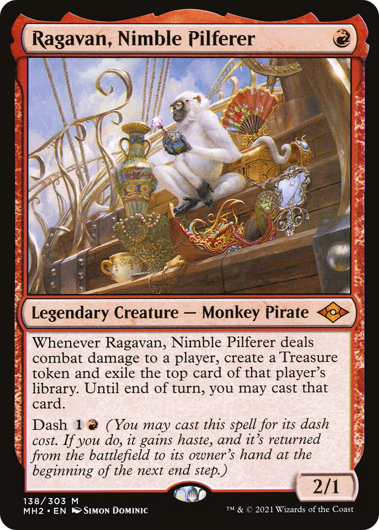 Ragavan, Nimble Pilferer (138) Foil - Modern Horizons 2