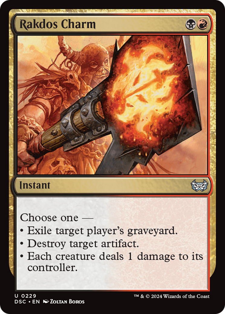 Rakdos Charm (229) - Duskmourn: House of Horror Commander