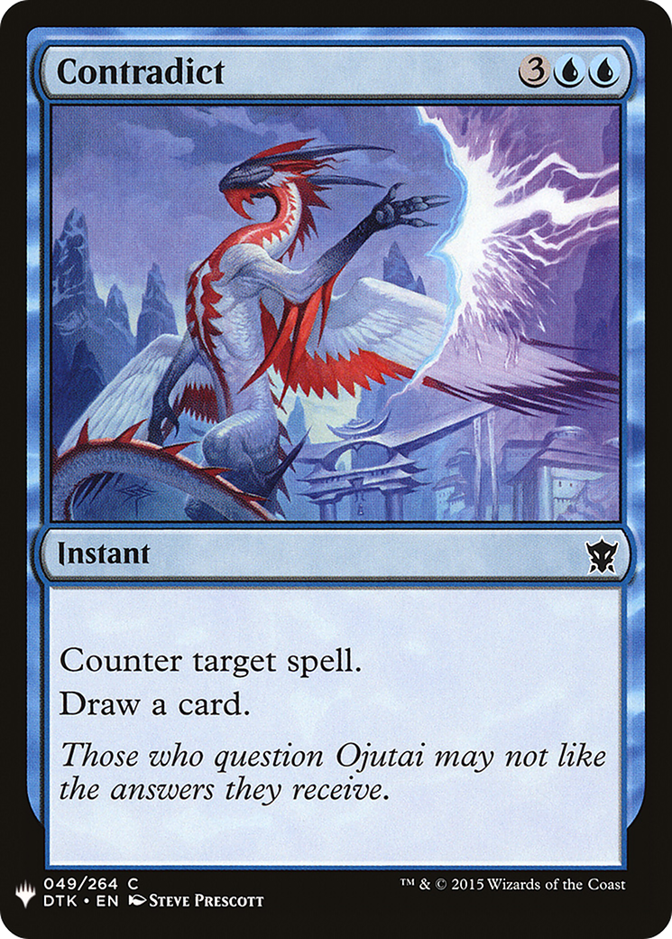 Contradict (DTK-49) - The List