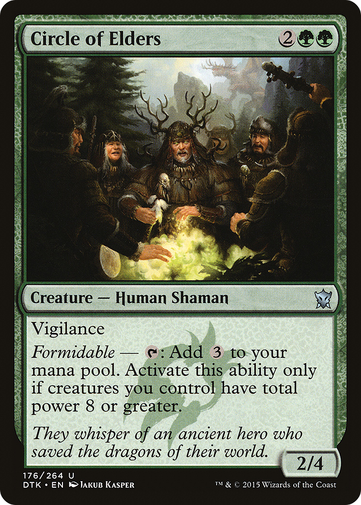 Circle of Elders (176) Foil - Dragons of Tarkir