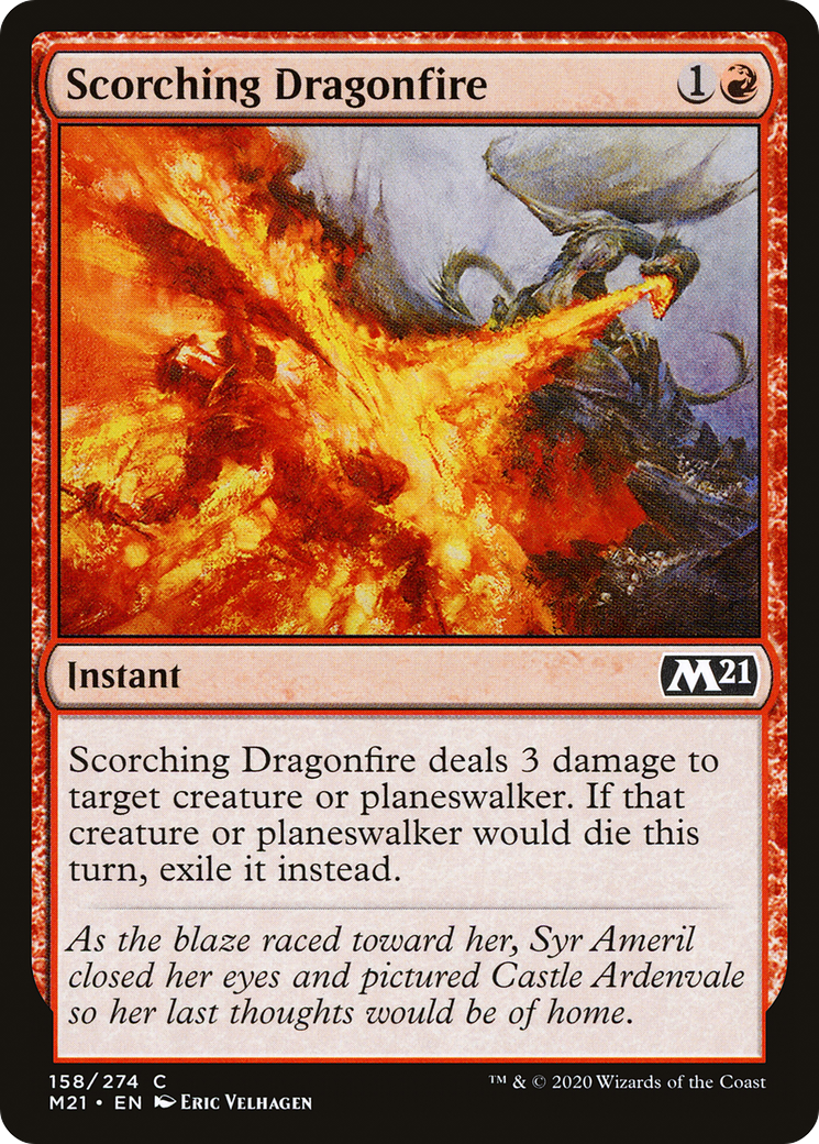 Scorching Dragonfire (158) - Core Set 2021
