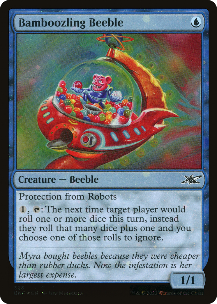 Bamboozling Beeble (323) Foil - Unfinity