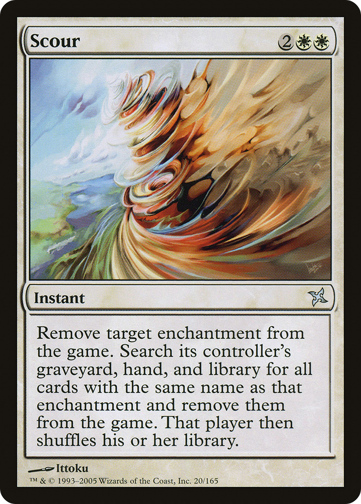 Scour (020) Foil - Betrayers of Kamigawa