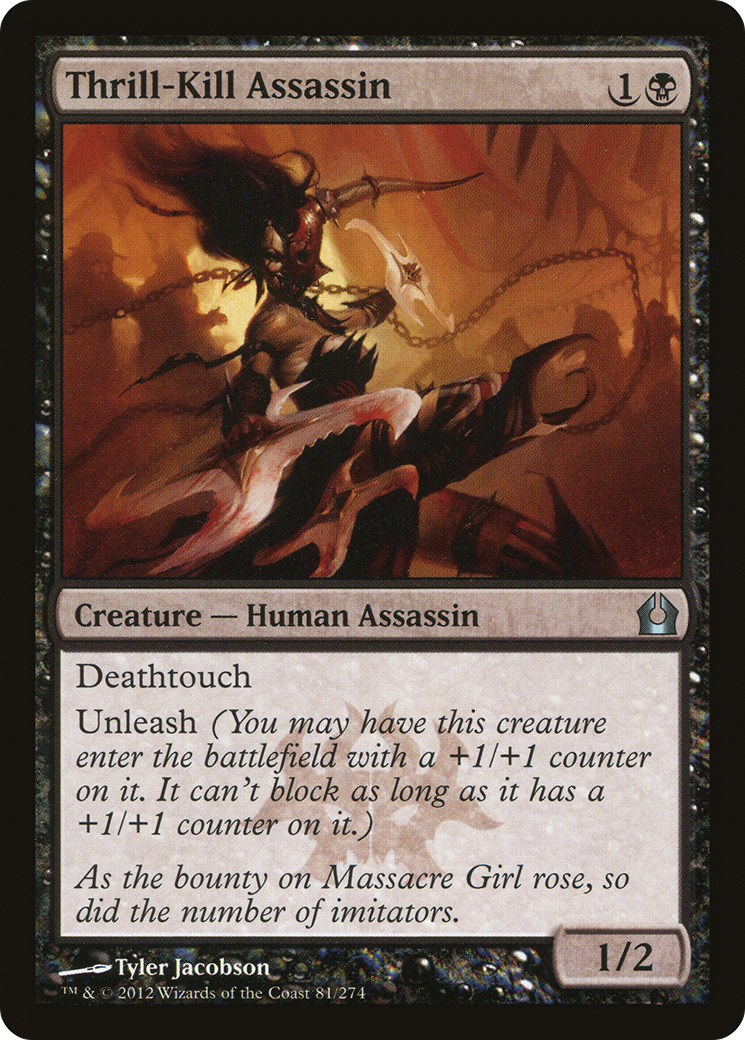 Thrill-Kill Assassin (081) Foil - Return to Ravnica