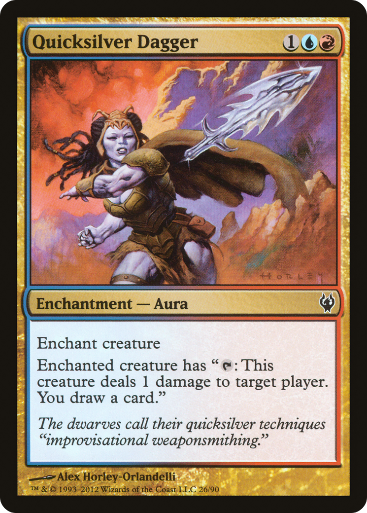Quicksilver Dagger (026) - Duel Decks: Izzet vs. Golgari