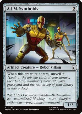 A.I.M. Synthoids (242) Foil - Marvel Super Heroes