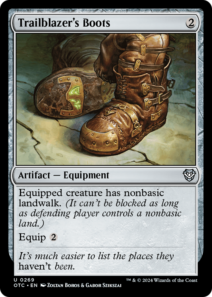 Trailblazer's Boots (269) - Outlaws of Thunder Junction Commander