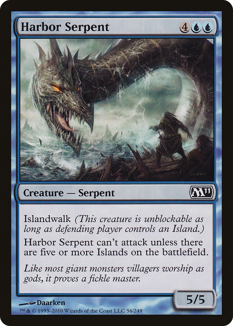 Harbor Serpent (056) Foil - Magic 2011