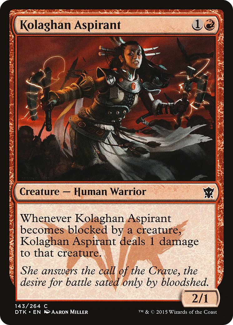 Kolaghan Aspirant (143) - Dragons of Tarkir