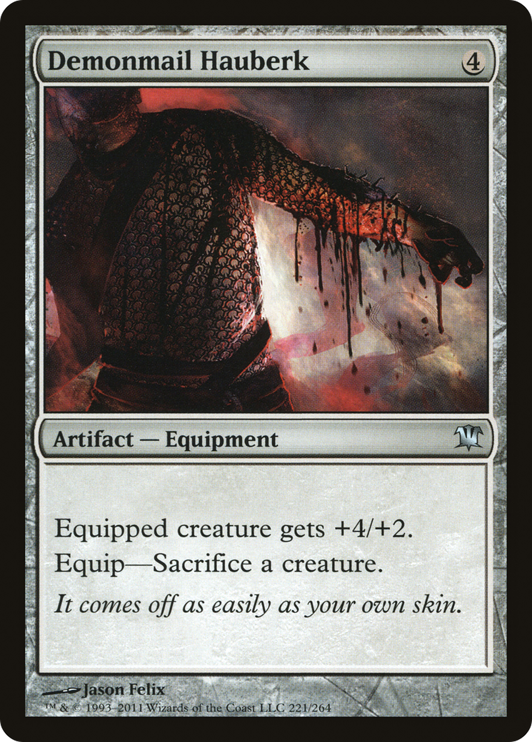 Demonmail Hauberk (221) Foil - Innistrad