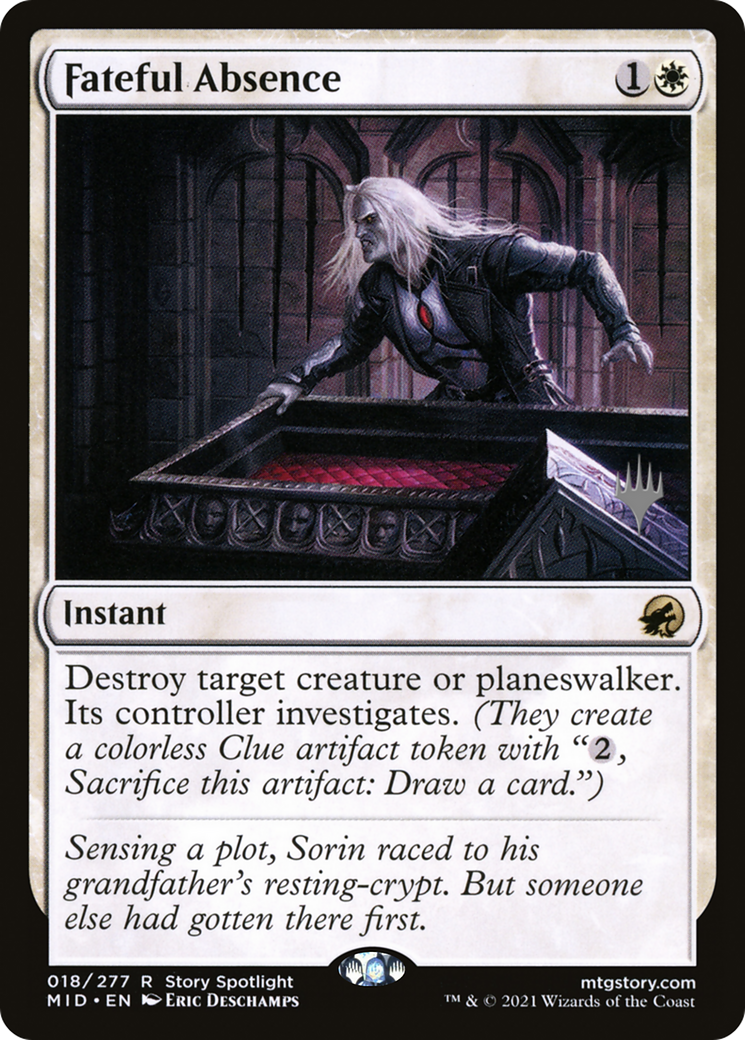 Fateful Absence (18p) - Innistrad: Midnight Hunt Promos