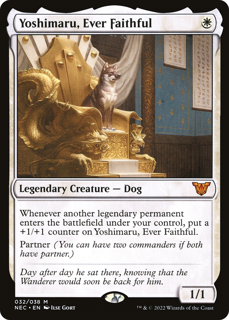 Yoshimaru, Ever Faithful (032) Foil - Neon Dynasty Commander