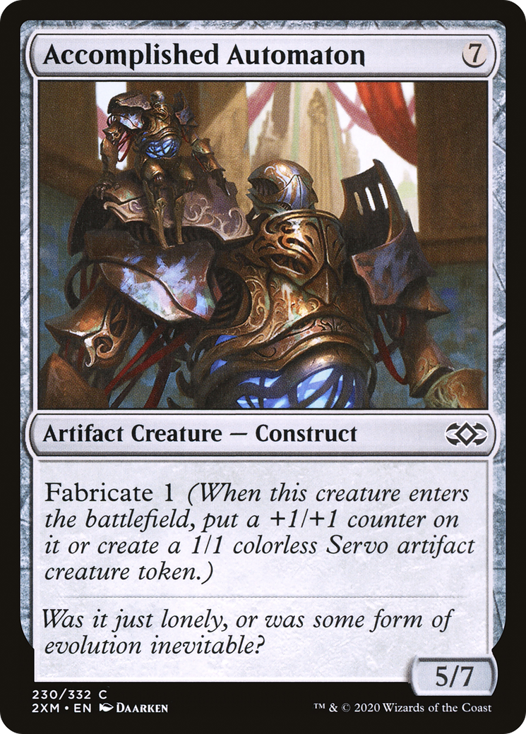 Accomplished Automaton (230) Foil - Double Masters