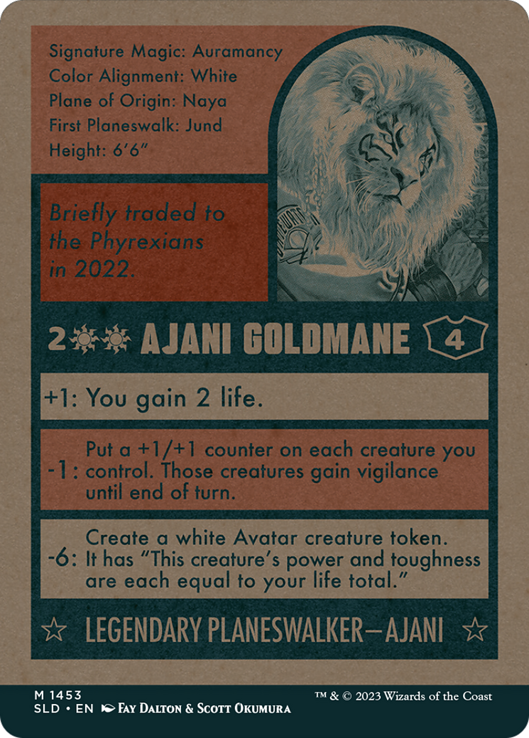 Ajani Goldmane // Ajani Goldmane (1453) - Secret Lair Drop