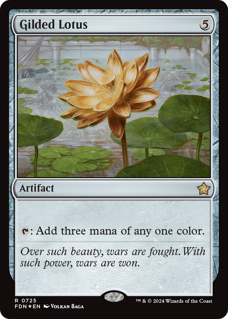 Gilded Lotus Foil (725)