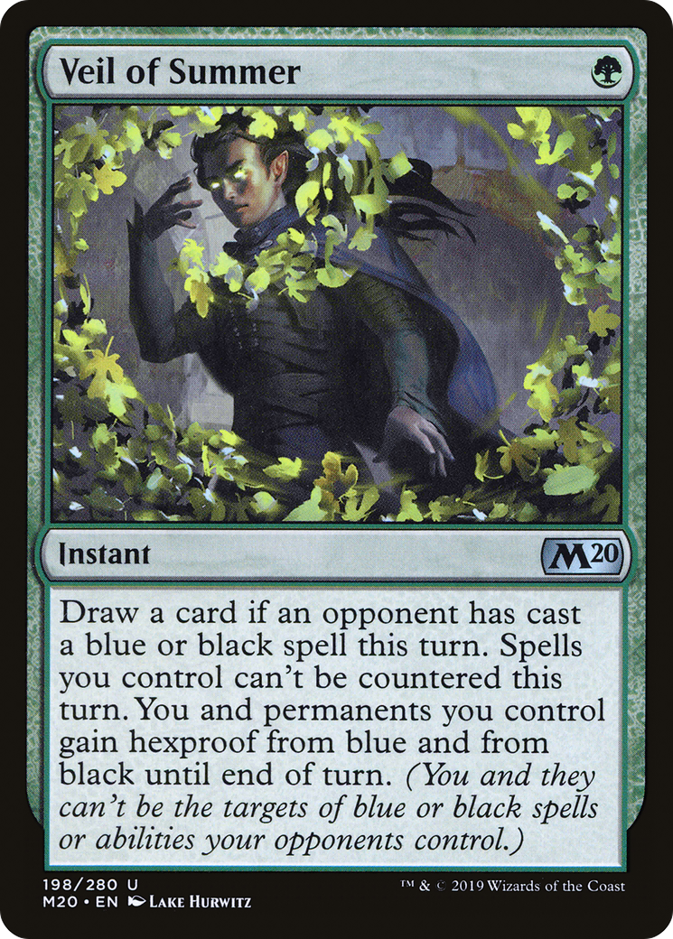 Veil of Summer (198) - Core Set 2020