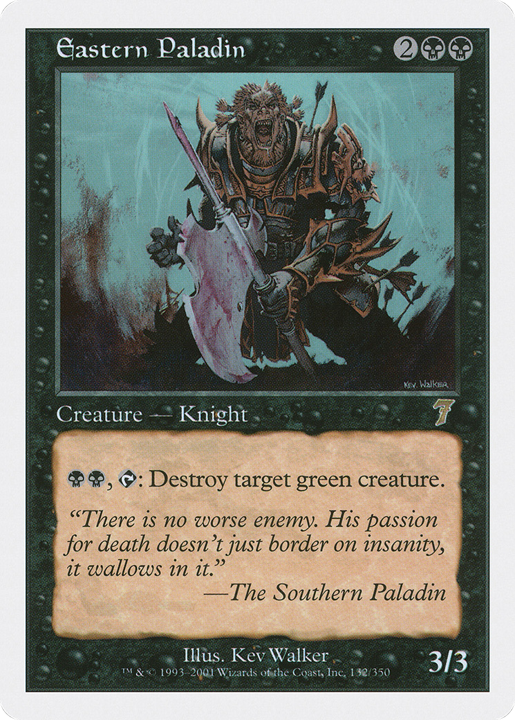 Eastern Paladin (132) Foil - Seventh Edition