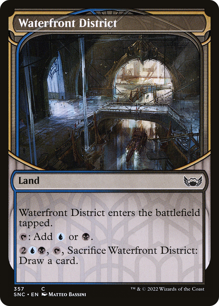 Waterfront District (Showcase) (357) Foil - Streets of New Capenna