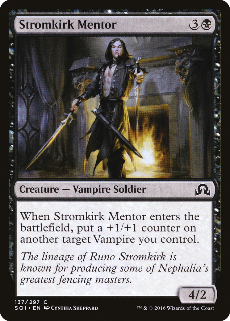 Stromkirk Mentor (137) Foil - Shadows over Innistrad