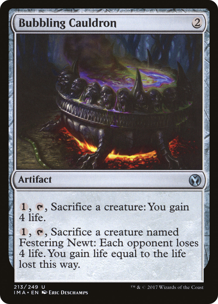 Bubbling Cauldron (213) Foil - Iconic Masters