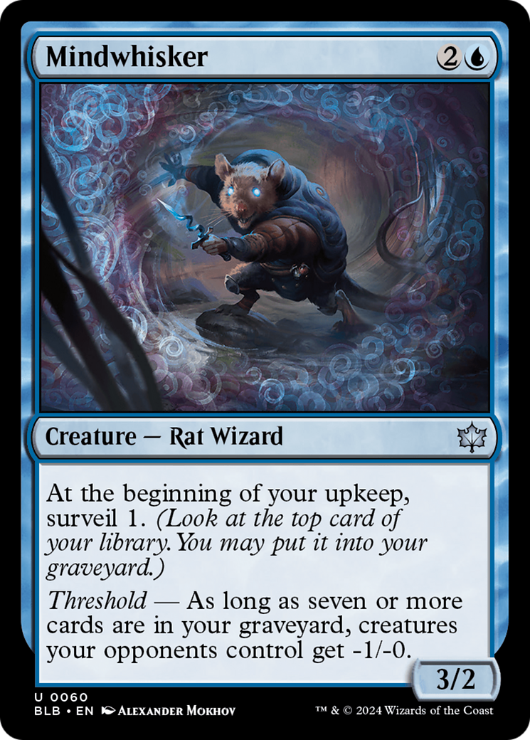 Mindwhisker (060) Foil - Bloomburrow
