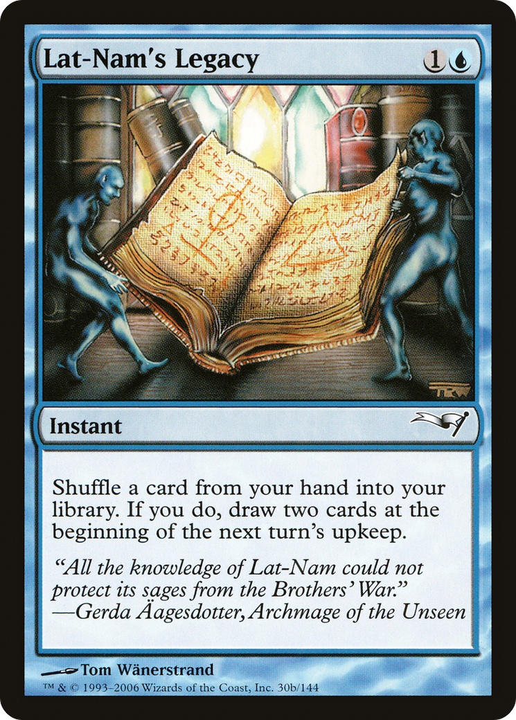 Lat-Nam's Legacy (30b) - Coldsnap Theme Decks