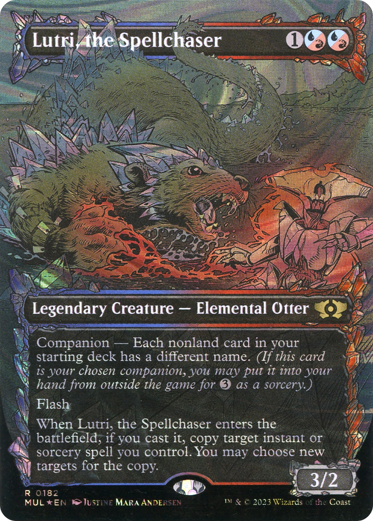 Lutri, the Spellchaser (Showcase) (182) Foil - Multiverse Legends