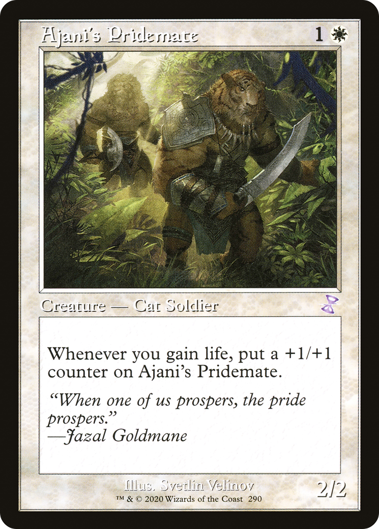 Ajani's Pridemate (Retro) (290) Foil - Time Spiral Remastered